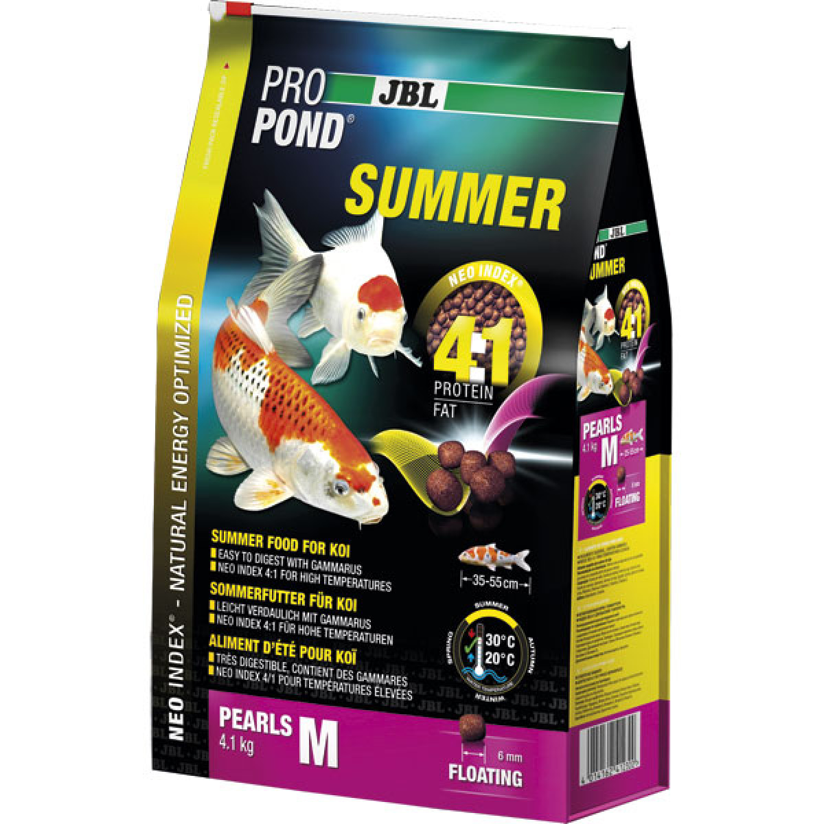Летний корм JBL ProPond Summer M для карпа кои среднего размера, 3 л ...