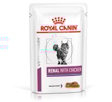 Вологий корм Royal Canin Renal при хронічній нирковій недостатності у кішок, курка, 85 г