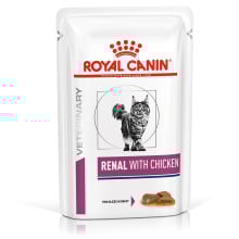 Влажный корм Royal Canin Renal при хронической почечной недостаточности у кошек, курица, 85 г