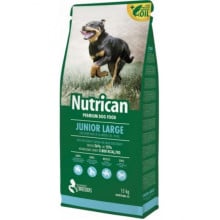 Сухий корм Nutrican Junior Large для цуценят великих порід зі смаком курки, 15 кг