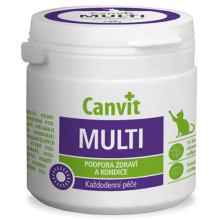 Витаминная добавка Canvit Multi for Cats для улучшения физической формы у котов, 100 г