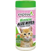 Серветки з гіпоалергенними компонентами Espree Kitten Wipes для кішок, 50 шт