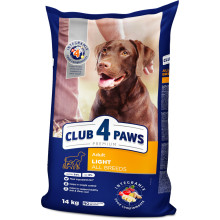 Сухой корм Клуб 4 Лапы Adult Light All Breeds Premium Контроль веса для взрослых собак от 1 года, 14 кг