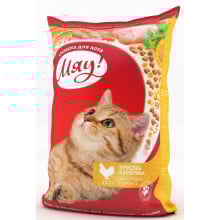 Сухий корм Мяу з куркою для котів, 11 кг