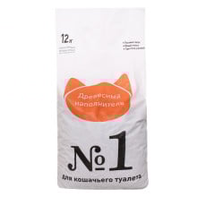 Деревний наповнювач №1 для котячого туалету, 3 кг (12 л)