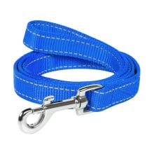 Нейлоновый поводок Dog Extreme двойной для собак 14 мм, 122 см, голубой