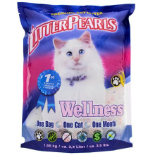 Наповнювач Litter Pearls Wellness для туалетів, кварцовий, для котів, 1.59 кг