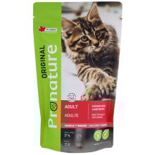 Сухой корм Pronature Original Adult Lamb Chicken с курицей и ягненком, для котов, 340 г