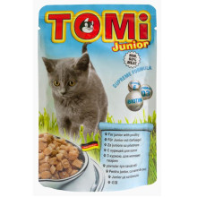 Консервы Tomi junior для котят, влажный корм, пауч, 100 г