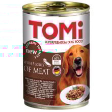 Консерви Tomi 5 kinds of meat 5 видів м'яса, супер премиум, для собак, 1.2 кг