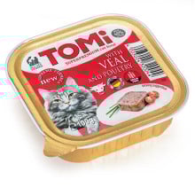 Консерви Tomi veal poultry з телятиною і птицею, для котів, 100 г