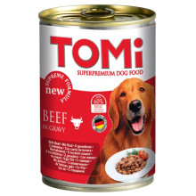 Консерви Tomi Beef з яловичиною, супер премиум, для собак, 1.2 кг