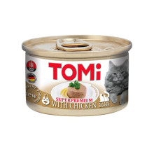 Консервы Tomi Chicken с курицей, для котов, мусс, 85 г