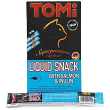 Ласощі Tomi Liquid Snack Salmon & Inulin рідке, лосось з іннуліном, для котів, 15 г