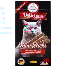 Ласощі Tomi Delicious Mini Sticks Salami з салямі, для котів, 400 г