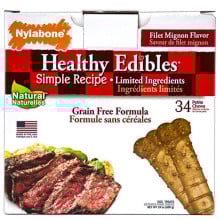 Ласощі Nylabone Healthy Edibles Petite беззерновое, для собак з почуттів. травленням, 34 шт, ціна за штуку
