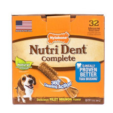 Ласощі Nylabone Nutri Dent Filet Mignon Medium, для чищення зубів собак до 16 кг, 4 шт, ціна за 1 шт