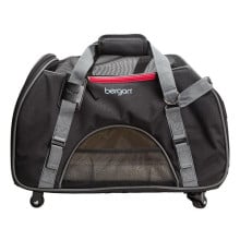Сумка-переноска на колесах Bergan Wheeled Comfort Carrier для собак і котів, сіра, 48×25×33 см