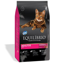 Сухой корм Equilibrio Cat для выведения шерсти, суперпремиум, для котов, 1.5 кг