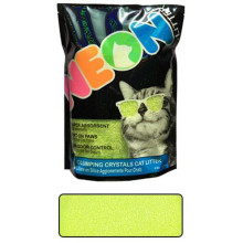 Наповнювач Neon Litter Clump грудкує, кварцовий, неоновий, зелений, 1.81 кг