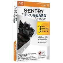 Капли Fiproguard от блох, клещей и вшей для собак до 10 кг, 0,67 мл, 3 шт, цена за 1 пипетку