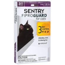 Краплі Fiproguard від бліх, кліщів і вошей для котів і кошенят, 0.5 мл, 3 шт, ціна за 1 піпетку