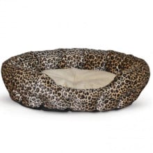 Теплий лежак K&H Nuzzle Nest, для собак і котів, 48×48×15 см