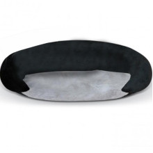 Лежак K&H Bolster самозігріваючий, для собак, чорний, 43×35.5×5 см