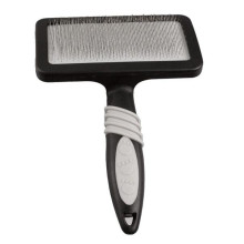Сликер-пуходерка Flamingo GrooME Slicker Brush для собак, зубцы из нержавеющей стали, 15х10х3.5 см