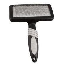 Сликер-пуходерка Flamingo GrooME Slicker Brush для собак, зубцы из нержавеющей стали, 17х12х4 см
