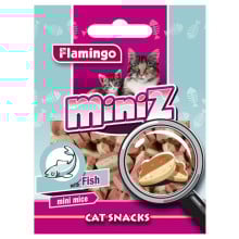 Лакомство Flamingo Miniz Mini Mice рыба мышка, для кошек в виде мышек со вкусом рыбы, 50 г