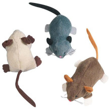 Іграшка Flamingo Mouse Crawling мишка для котів з котячою м'ятою, плюш, 7х5х3.5 см