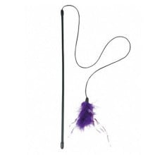 Игрушка Flamingo Rod Plumeau для кошек удочка дразнилка с пером, 47 см