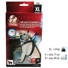 Шлейка Flamingo Car Safety Harness в автомобіль, для собак, розмір L, 68-86 см