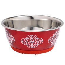 Миска Flamingo Bowl Selecta Red для собак і котів, 13 см, 500 мл