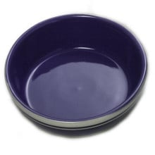 Миска Flamingo Ceramic Blue-Grey сіро-блакитна, для собак і котів, кераміка, 200 мл