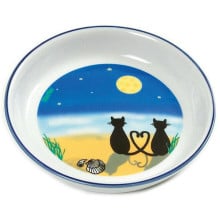 Миска Flamingo Cat & Moon для собак і котів, кераміка, 200 мл