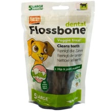 Ласощі Flamingo Dental Flossbone для чищення зубів собак, великий, 5 од