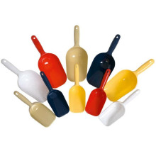 Совок Flamingo Food Spoon для корму або наповнювача, пластик, чорний, 275 мл, 24×8 см
