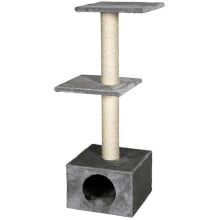 Когтеточка Flamingo Scr Pole Seesaw Br-Bei игровой комплекс, серый, 47×35×103 см