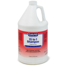 Шампунь Davis 15 to 1 Shampoo Fragrance-Free без запаху для собак, котів, концентрат, 3.8 л