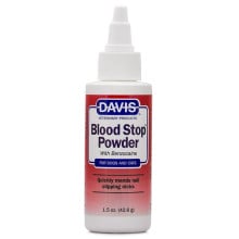 Порошок Davis Blood Stop Powder кровоспинний, з бензокаїном для собак і котів, 43 г