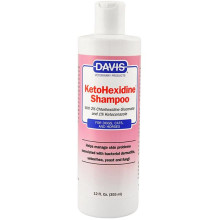 Шампунь Davis KetoHexidine Shampoo для собак і котів із захворюваннями шкіри, 355 мл