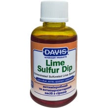Средство Davis Lime Sulfur Dip антимикробное и антипаразитарное, для собак и котов, концентрат, 50 мл