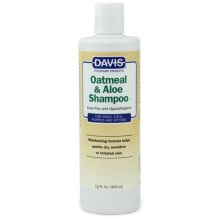 Шампунь Davis Oatmeal & Aloe Shampoo гіпоалергенний, для собак і котів, концентрат, 355 мл