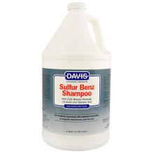 Шампунь Davis Sulfur Benz Shampoo для собак і котів із захворюваннями шкіри, 3.8 л