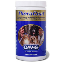 Добавка Davis TheraCoat диетическая, для шерсти собак и котов, 454 г