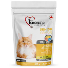 Сухой корм 1st Choice Senior Mature Less Aktiv для пожилых или малоактивных кошек от 10 лет, 350 г