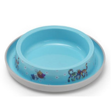Миска Moderna Trendy Dinner Cat Friends Forever для кошек и собак, ярко-голубая, 210 мл, d-15 см