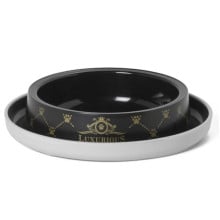 Миска Moderna Trendy Dinner Luxurious Pets для собак, пластик, черная, 210 мл, d-15 см